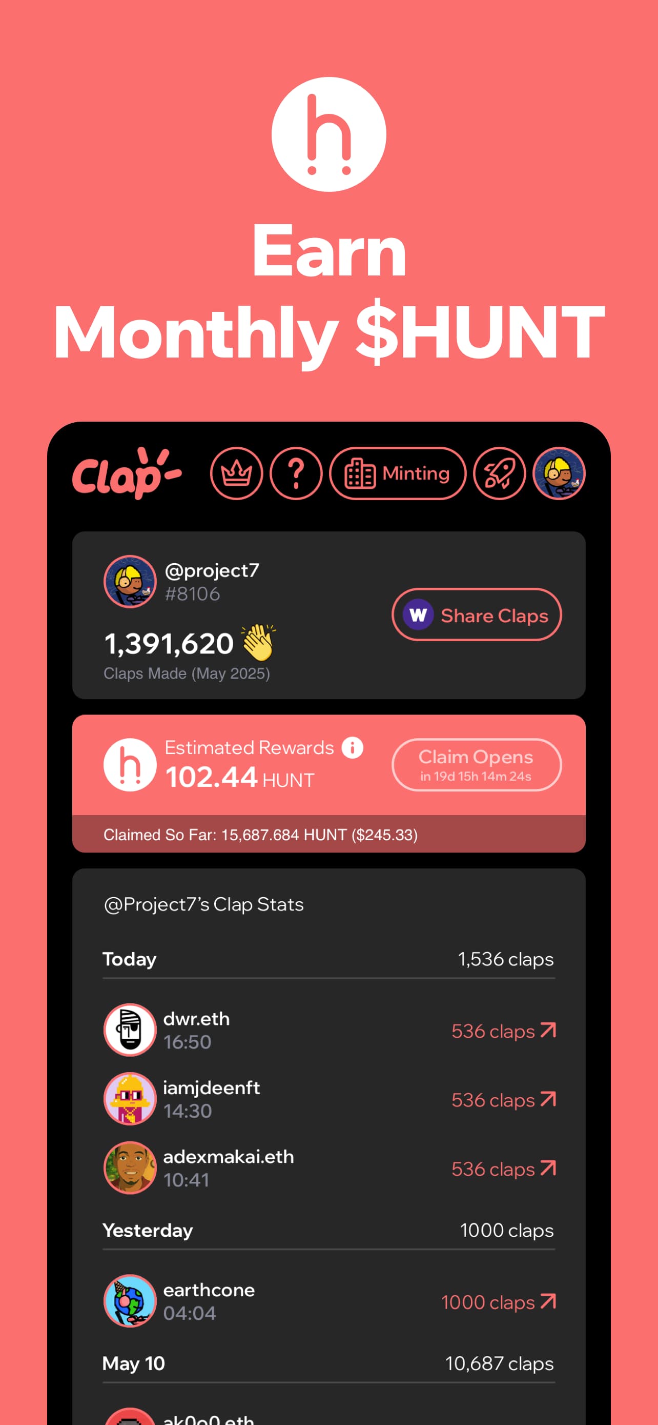 Clap screenshot 2