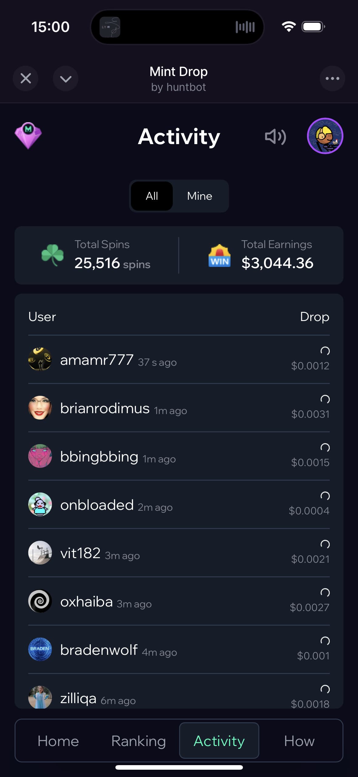 MintDrop screenshot 2